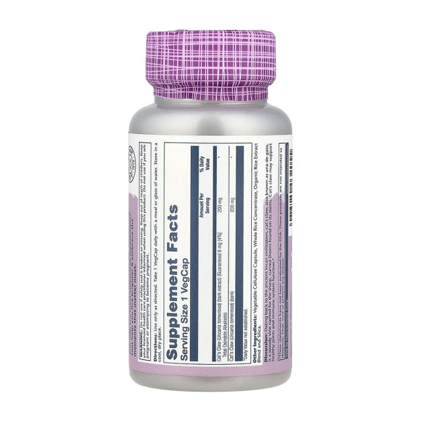 Екстракт кори котячого пазура Solaray  (Cat's Claw Bark Extract) 200 мг 30 капсул