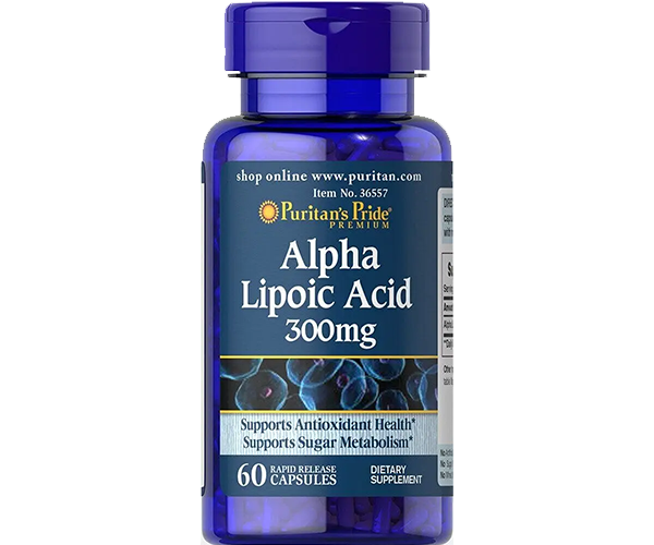 Альфа-липоевая кислота Puritan's Pride (Alpha Lipoic Acid capsules) 300 мг 60 капсул
