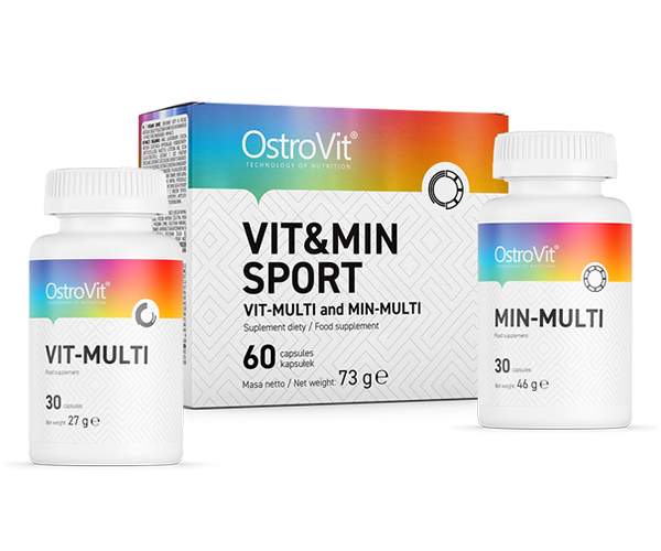 Витамины и минералы для спортсменов Ostrovit (Vit&Min SPORT) 60 капсул