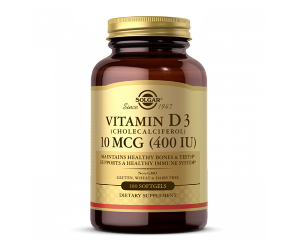 Витамин D3 Solgar (Vitamin D3) 400 МЕ 
