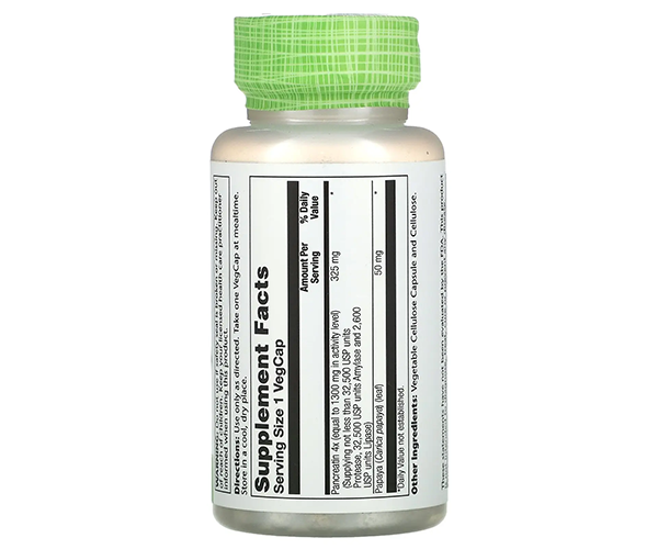 Панкреатин Solaray (PANCREATIN) 90 капсул