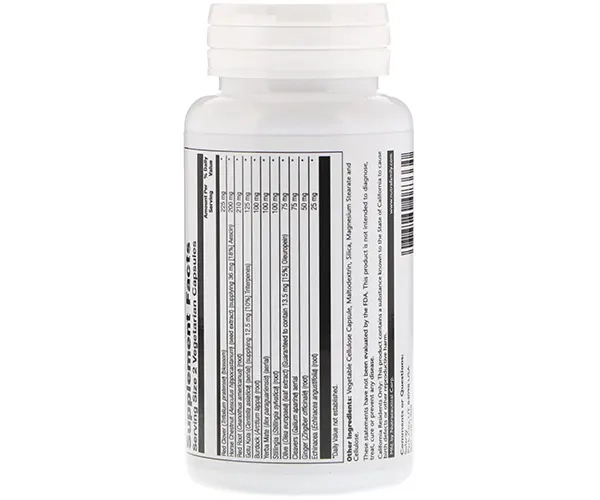 Детоксикация лимфы Solaray (Total Cleanse Lymph) 60 капсул