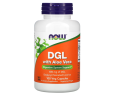 Корень солодки и алоэ вера NOW Foods (DGL with Aloe Vera) 100 капсул