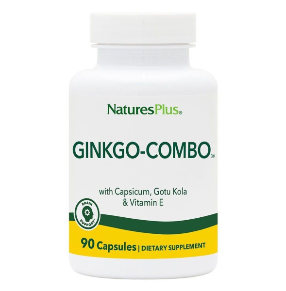 Гінкго Білоба комбо Natures Plus (Ginkgo Combo) 120 мг
