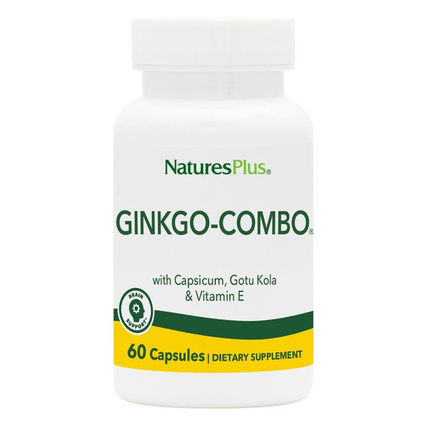 Гінкго Білоба комбо Natures Plus (Ginkgo Combo) 120 мг