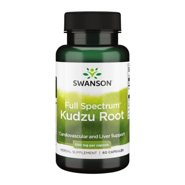 Кудзу Swanson (Kudzu Root) 500 мг 60 капсул
