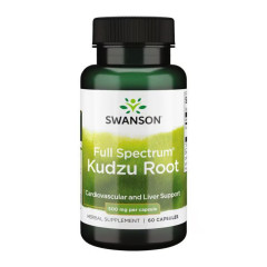 Кудзу Swanson (Kudzu Root) 500 мг 60 капсул