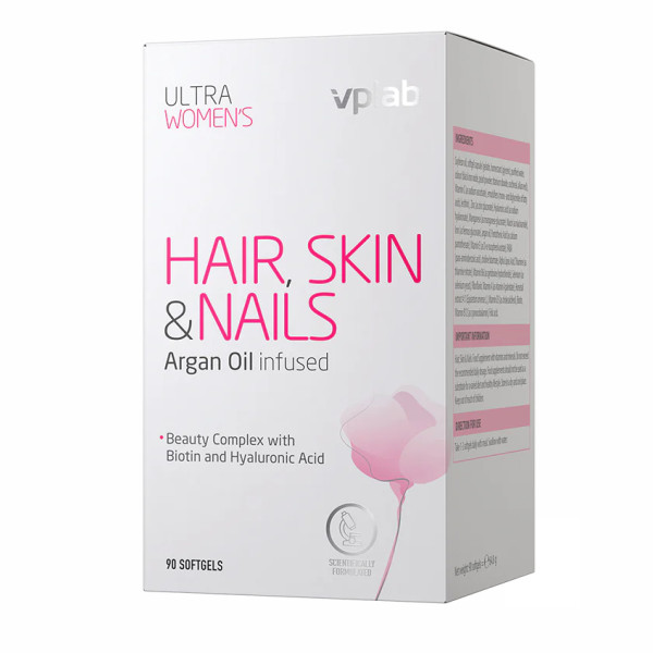 Витамины для волос, кожи и ногтей VPLab (Ultra Women's Hair, Skin & Nails) 90 капсул