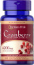 Журавлина з вітамінами С та Е Puritan's Pride  (Cranberry Fruit Concentrate) 4200 мг 100 капсул