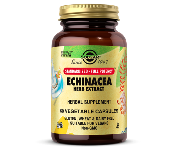 Эхинацея экстракт Solgar (Echinacea herb extract) 425 мг 60 капсул