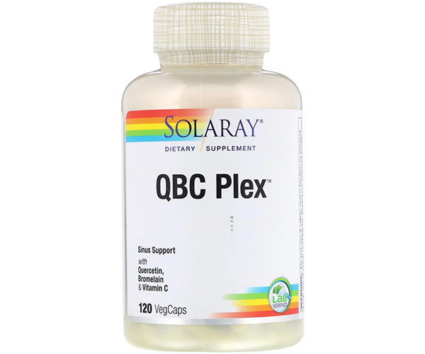 Кверцетин бромелайн и витамин С Solaray (Quercetin) 120 капсул