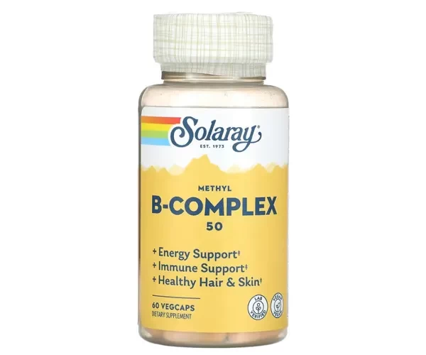 Витамины группы В Solaray (Methyl B-Complex 50) 60 капсул