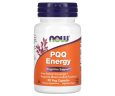 Пирролохинолинхинон с коэнзимом Q10 NOW Foods "PQQ Energy" поддержка когнитивных функций 30 капсул