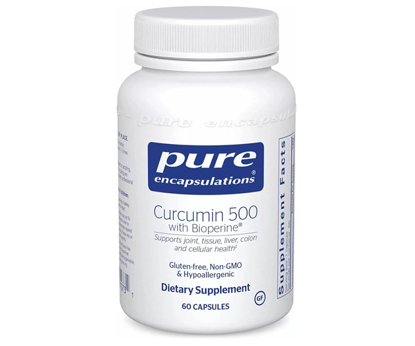 Куркумин с биоперином Pure Encapsulations (Curcumin with Bioperine) 500 мг 60 капсул