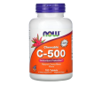 Вітамін С NOW Foods (Chewable C-500) 100 жувальних таблеток зі смаком ягід