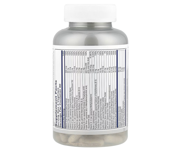 Ліпосомальні мультивітаміни для жінок Solaray  (Women's Liposomal Multivitamin) 120 капсул