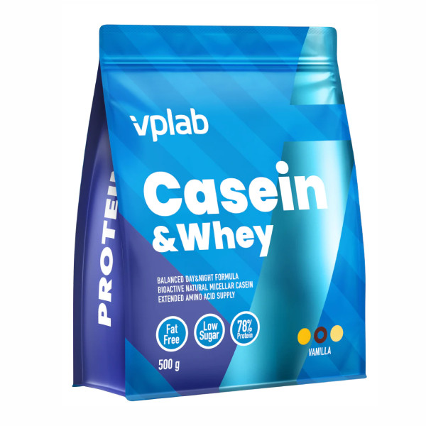 Казеиноый и совороточный протеин VPLab (Casein & Whey) 500 г