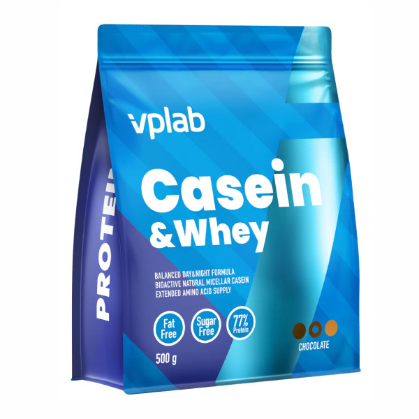 Казеиноый и совороточный протеин VPLab (Casein & Whey) 500 г