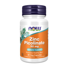 Піколінат цинку NOW Foods (Zinc Picolinate) 50 мг 30 капсул
