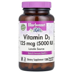 Вітамін D3 Bluebonnet Nutrition  (Vitamin D3) 5000 МО 120 капсул