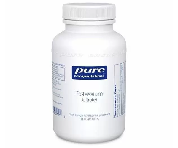 Калий цитрат Pure Encapsulations (Potassium Citrate) 180 капсул
