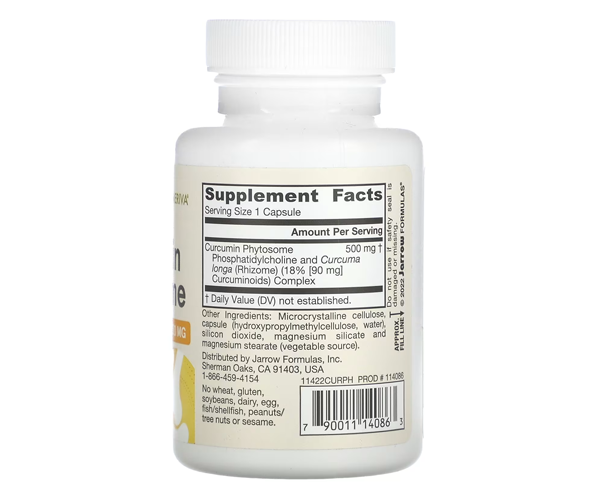 Фитосома куркумина Jarrow Formulas (Curcumin phytosome) 500 мг 