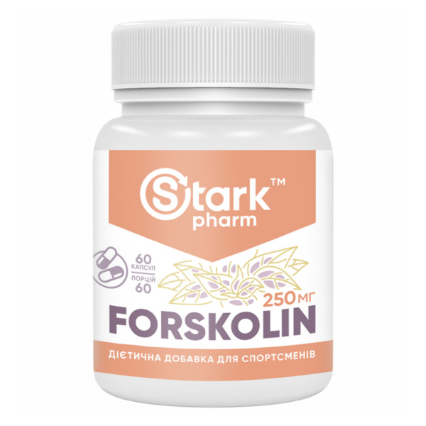 Форсколін Stark Pharm Stark Coleus Forskolin 250 мг 60 капсул