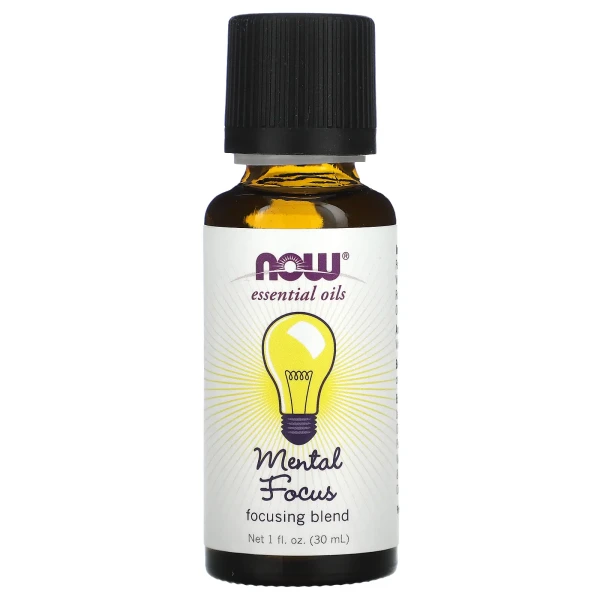 Ефірна олія "Суміш бадьоряча" NOW Foods Mental Focus 30 мл