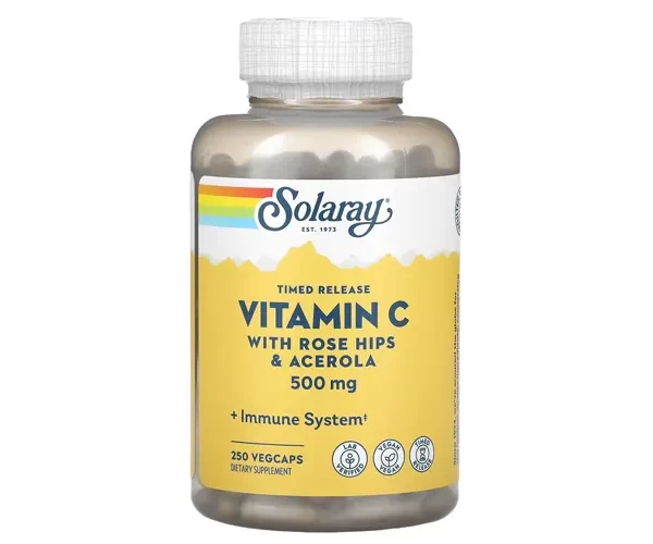 Витамин С двухфазное высвобождение Solaray (Vitamin C) 500 мг 