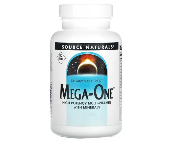Комплекс вітамінів без заліза Source Naturals (Mega one) 