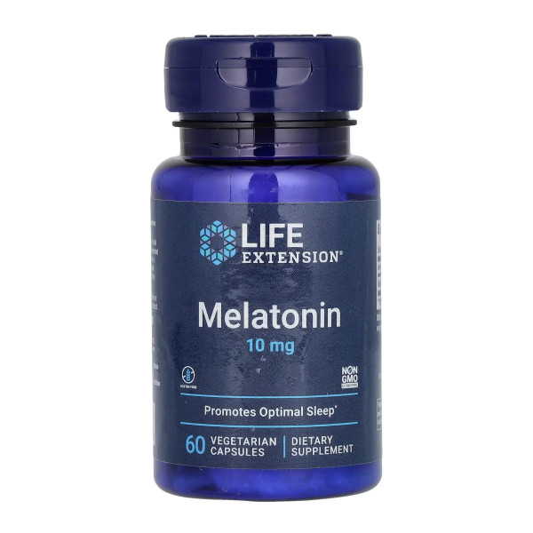 Мелатонін Life Extension (Мелатонін) 10 мг 60 капсул