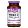 Вітамін D3 з ланоліну Bluebonnet Nutrition  (Vitamin D3) 2000 MО 180 капсул