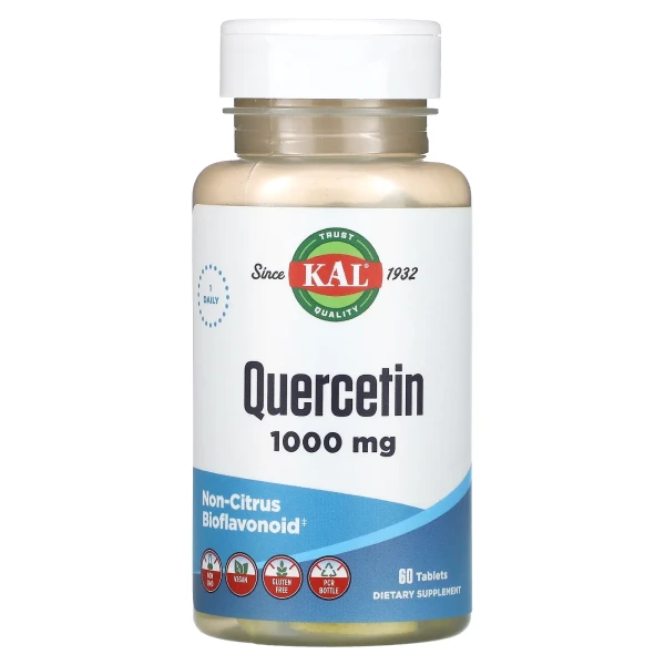 Кверцетин KAL (Quercetin) 1000 мг 60 таблеток