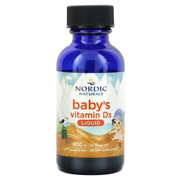 Вітамін D3 у краплях для дітей Nordic Naturals (Baby's Vitamin D3) 400 МО 22.5 мл