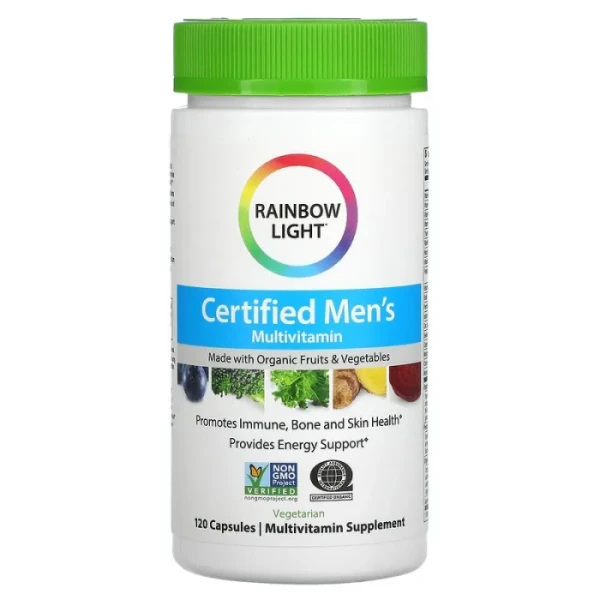 Сертифіковані мультивітаміни для чоловіків Rainbow Light  (Certified Men's Multivitamin) 120 капсул