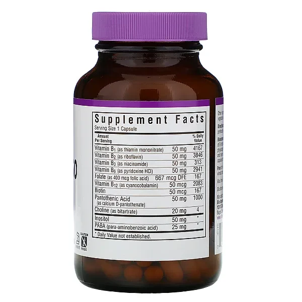 Комплекс B-50 Bluebonnet Nutrition  (B-Complex 50) 50 капсул
