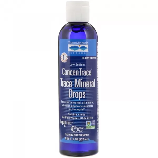 Минералы в виде капель Trace Minerals Research (Trace Mineral Drops) 