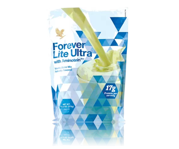 Коктейль Форевер Лайт Ультра з амінотеїном Forever Living Products (Forever Lite Ultra with Aminotein) зі смаком ванілі 375 г