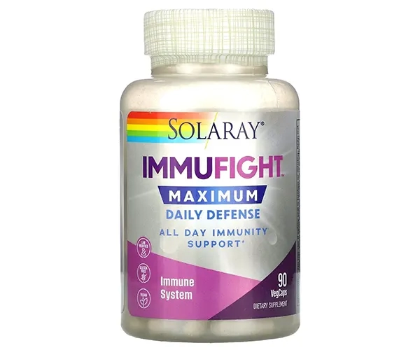 Препарат для иммунитета максимальная ежедневная защита Solaray (ImmuFight Maximum Daily Defense) 90 вегетарианских капсул