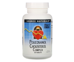 Полікозанол комплекс Source Naturals  (Policosanol Cholesterol) 60 таблеток