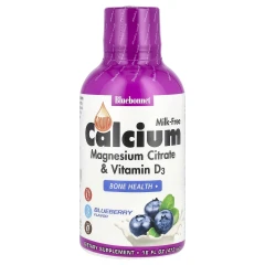 Кальцій магній та вітамін D3 Bluebonnet Nutrition  (Calcium Magnesium Citrate Plus Vitamin D3) 472 мл