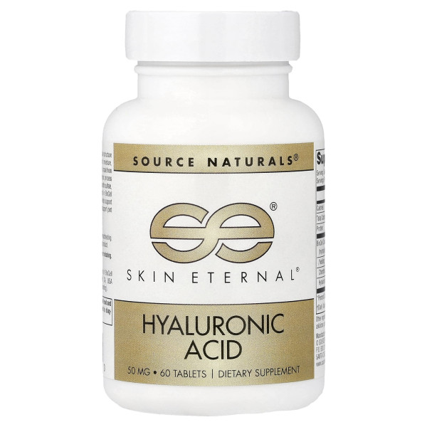 Гіалуронова кислота Source Naturals  (Hyaluronic Acid) 60 таблеток