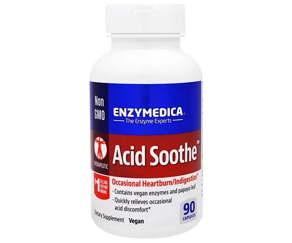 Травні ферменти від печії та кислотного дискомфорту Enzymedica  (Acid Soothe) 