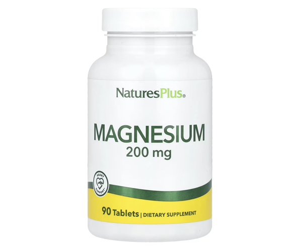 Магній Natures Plus  (Magnesium) 200 мг 90 таблеток
