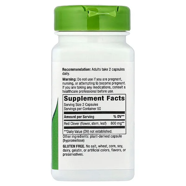 Червона конюшина Nature's Way (Red Clover) 400 мг 100 капсул