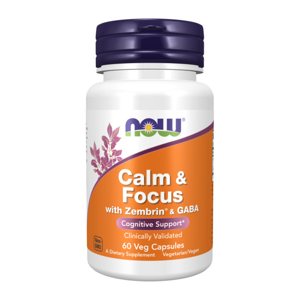 Заспокійливий комплекс Now Foods (Calm & Focus) 60 капсул