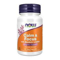 Заспокійливий комплекс Now Foods (Calm & Focus) 60 капсул