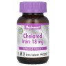 Хелатное железо Bluebonnet Nutrition (Chelated Iron) 18 мг 90 капсул