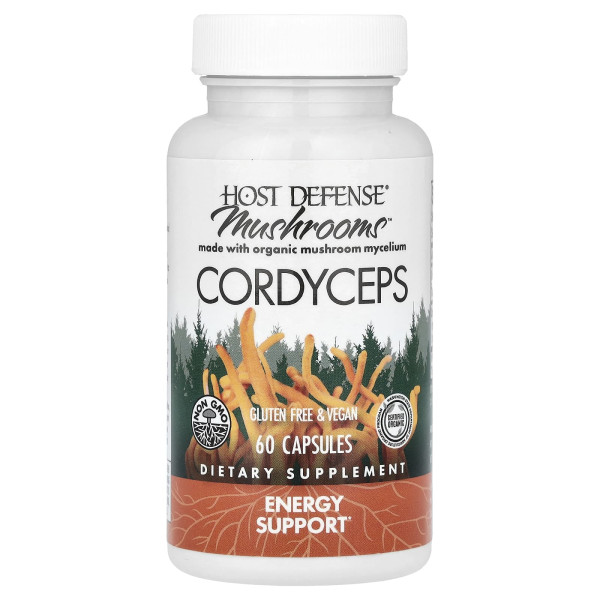Энергетическая поддержка с кордицепсом Fungi Perfecti (Cordyceps Energy Support) 