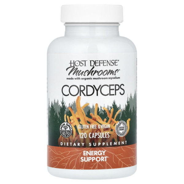 Энергетическая поддержка с кордицепсом Fungi Perfecti (Cordyceps Energy Support) 